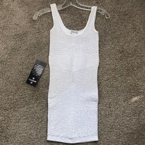 BeBe bodycon white dress size S
